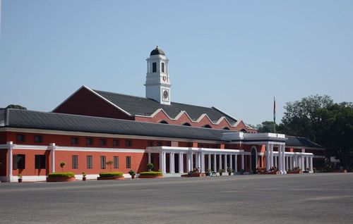 Chetwode Hall and Drill Square - Indian Military Academy, Dehra Dun by nileshkorgaokar
